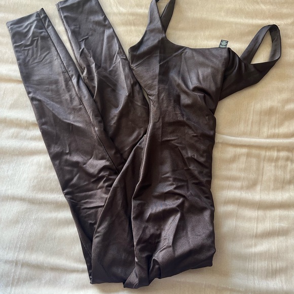 Skims Brown Sleeveless Jumpsuit - Picture 4 of 4